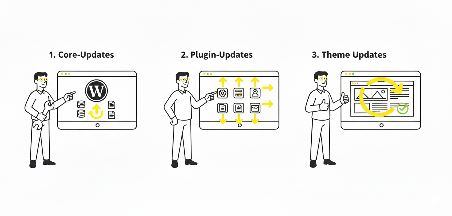 WordPress Wartung: Wie veraltete Plugins Webseiten zum Absturz bringen