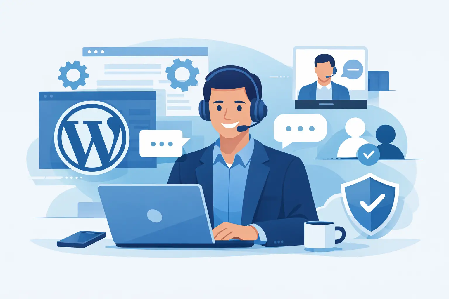 Fester Ansprechpartner im WordPress Service