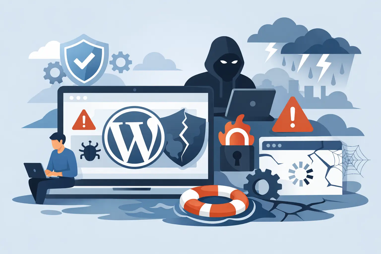 WordPress Risiko ohne Wartung verstehen