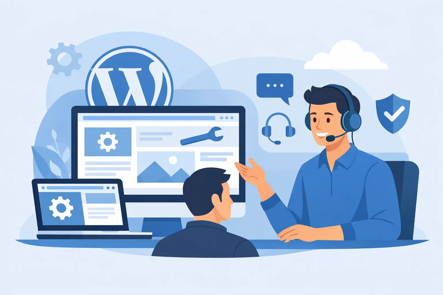 WordPress Service mit festem Ansprechpartner